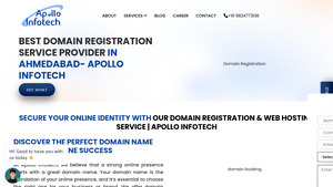 Domain Booking and Web Hosting Services - Apollo Infotech - apollo web hosting