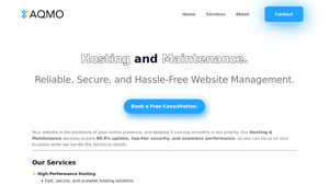 Hosting & Maintenance Services | Reliable Web Hosting & Ongoing Support ... - hosting and maintenance services