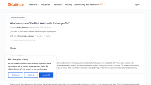 What are some of the Best Web Hosts for Nonprofits? - web hosting services for nonprofits