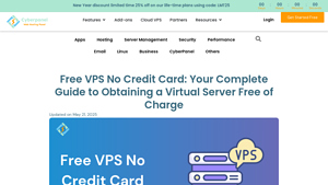 Free VPS No Credit Card | Try VPS Hosting with No Payment - free vps hosting no credit card