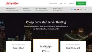 Cheap Dedicated Server Hosting in Manhattan, New York from ... - Delimiter - new york dedicated server hosting