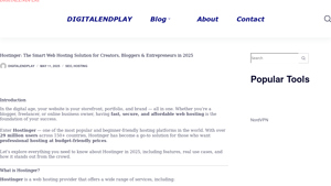 Hostinger: The Smart Web Hosting Solution for Creators, Bloggers ... - smart web hosting