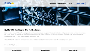 EuroVM | NVMe VPS hosting in The Netherlands - vps hosting netherlands