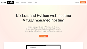 EvenNode - Node.js and Python web hosting - free python web hosting
