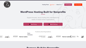 Nonprofit Website Hosting | Secure WordPress Hosting for Mission-Driven ... - web hosting services for nonprofits