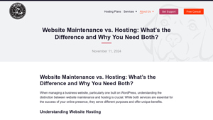 Website Maintenance vs. Hosting: What's the Difference and Why You Need ... - hosting and maintenance services