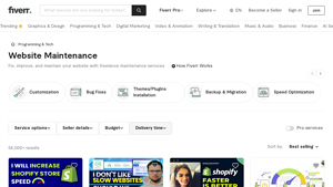 Website Maintenance, Optimization & Security Services | Fiverr - web hosting and maintenance services