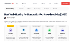 Best Web Hosting for Nonprofits You Should not Miss [2025] - web hosting services for nonprofits