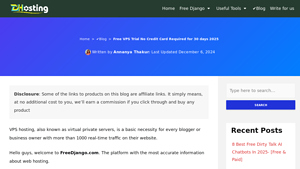 Free VPS Trial No Credit Card Required for 30 days 2025 - free vps hosting no credit card