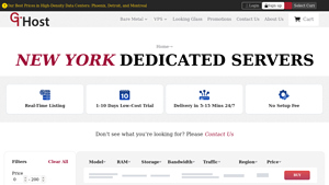 New York Instant Dedicated Servers - GTHost - new york dedicated server hosting