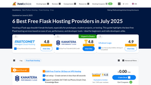 6 Best Free Flask Hosting Services for Lightweight Python ... - HostAdvice - free python web hosting