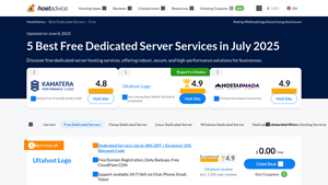 5 Best Free Dedicated Server Services (Jun 2025) - HostAdvice - free dedicated server hosting