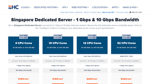 Singapore Dedicated Server - Dedicated Hosting | HC - dedicated hosting singapore