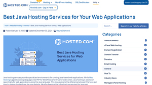 Best Java Hosting Services - Java Web Apps - Hosted.com Blog - java hosting services