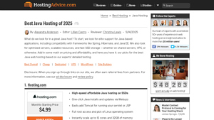 Best Java Hosting of 2025: Our Tests & Reviews - java hosting services