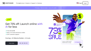 Hostinger - Bring Your Idea Online With a Website - wordpress hosting in dubai