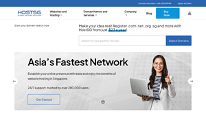 Secure Website Hosting & Domain Hosting in Singapore | HostSG - dedicated hosting singapore