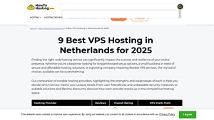 9 Best VPS Hosting in Netherlands for 2025 - HowToHosting.Guide - vps hosting netherlands