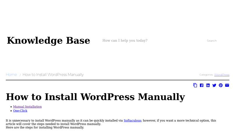 How to Install WordPress Manually - HostGator