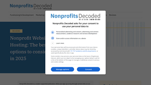 Nonprofit Website Hosting: The best options to consider in 2025 - web hosting services for nonprofits