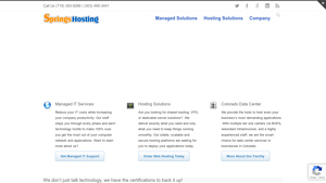 Springs Hosting Secure Data Center | Colorado Managed IT Services ... - apollo web hosting