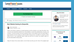 Best Web Hosting For Nonprofits - 3 Services to Host Your Non-Profit ... - web hosting services for nonprofits