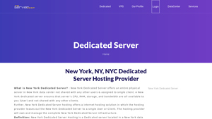 Best New York Dedicated Server Hosting housed at New York's New York ... - new york dedicated server hosting
