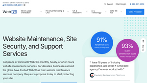 Website Maintenance, Security, and Support Services | WebFX - web hosting and maintenance services