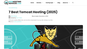 #7 Best Tomcat Hosting (2025) + 