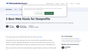 5 Best Web Hosts for Nonprofits | Affordable Options - web hosting services for nonprofits