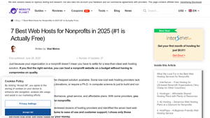 7 Best Web Hosts for Nonprofits in 2025 (#1 is Actually Free) - web hosting services for nonprofits