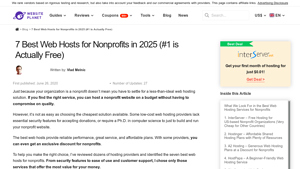 7 Best Web Hosts for Nonprofits in 2025 (#1 is Actually Free) - web hosting services for nonprofits